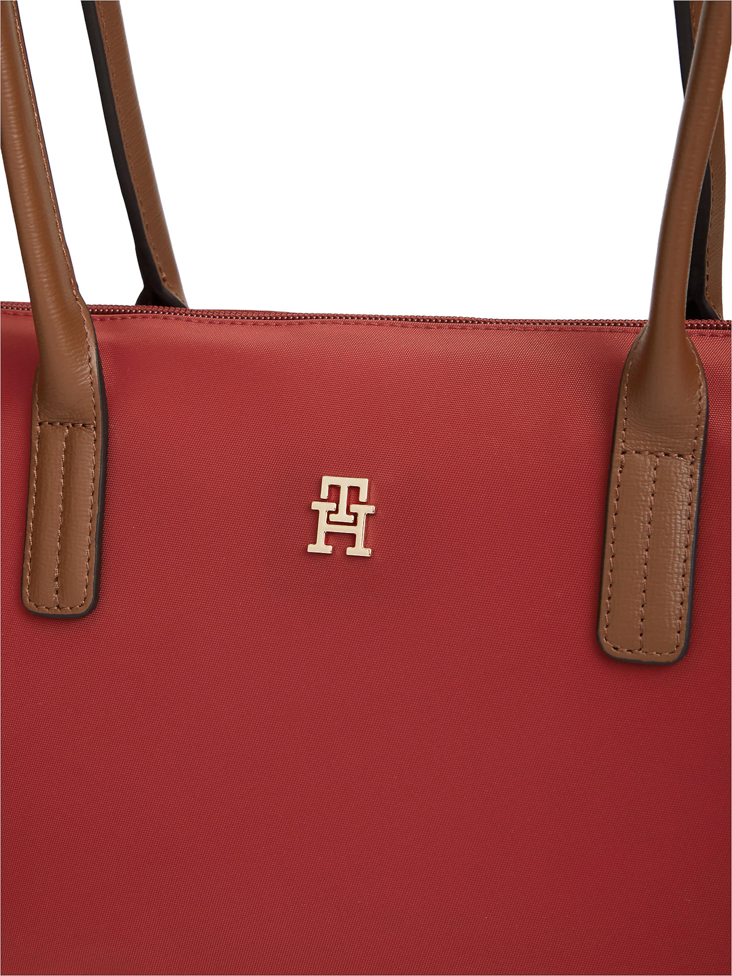 TOMMY HILFIGER Schoudertas 'Popette' in Rood