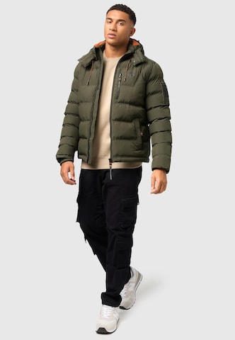 STONE HARBOUR Winter jacket 'Arvidoo' in Green