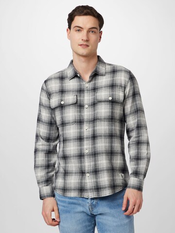 QS Regular fit Skjorta i grå: framsida
