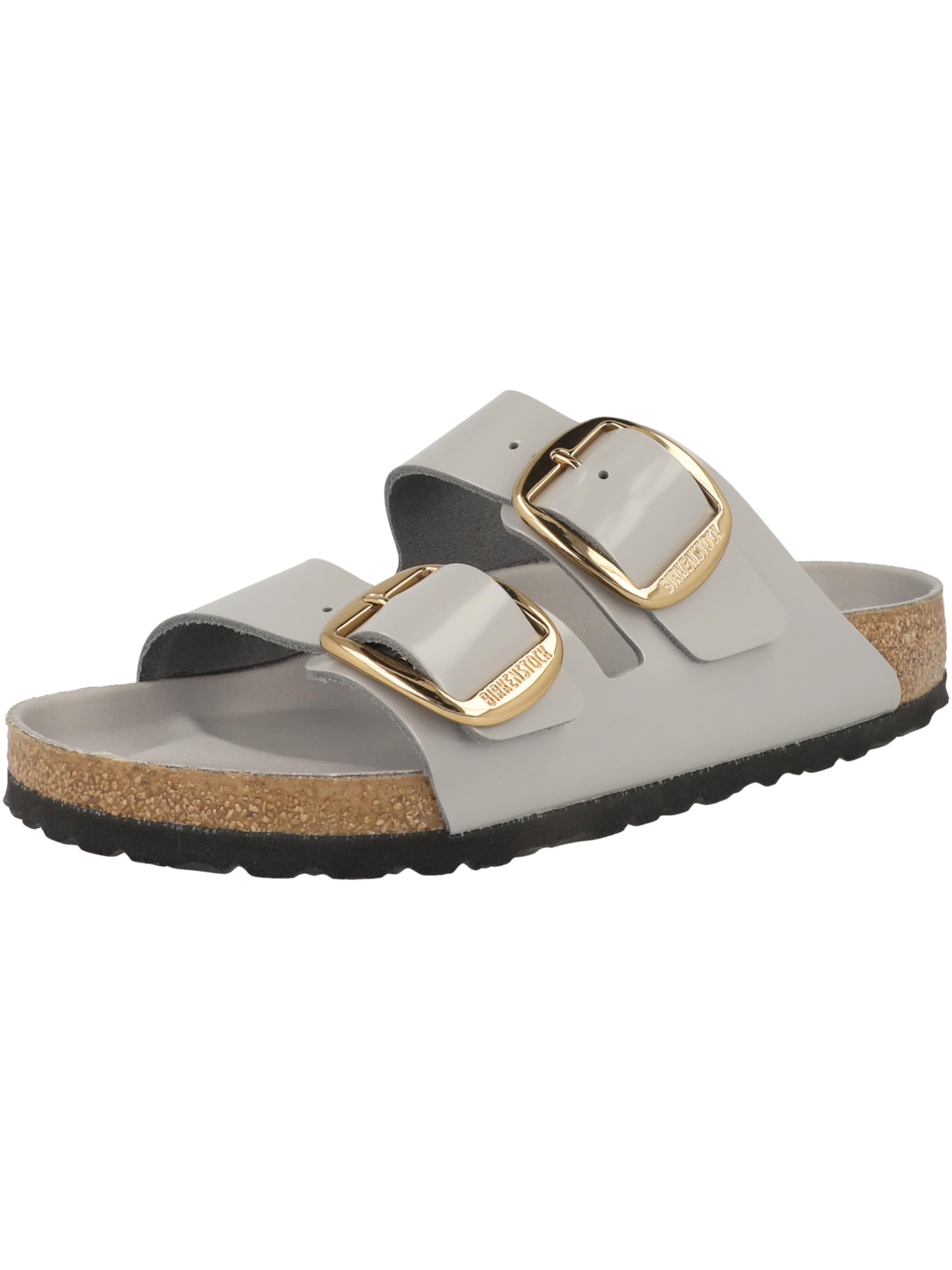Sandales 'Arizona Big Buckle' BIRKENSTOCK en gris : devant