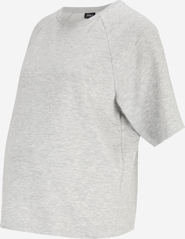 Only Maternity Shirt 'Mama' in Grey: front