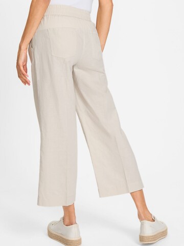 Olsen Wide leg Broek in Beige