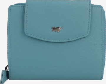 Braun Büffel Wallet 'Joy' in Blue: front