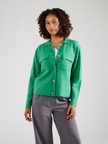 JDY Knit cardigan 'PRIME LIFE' in Green: front