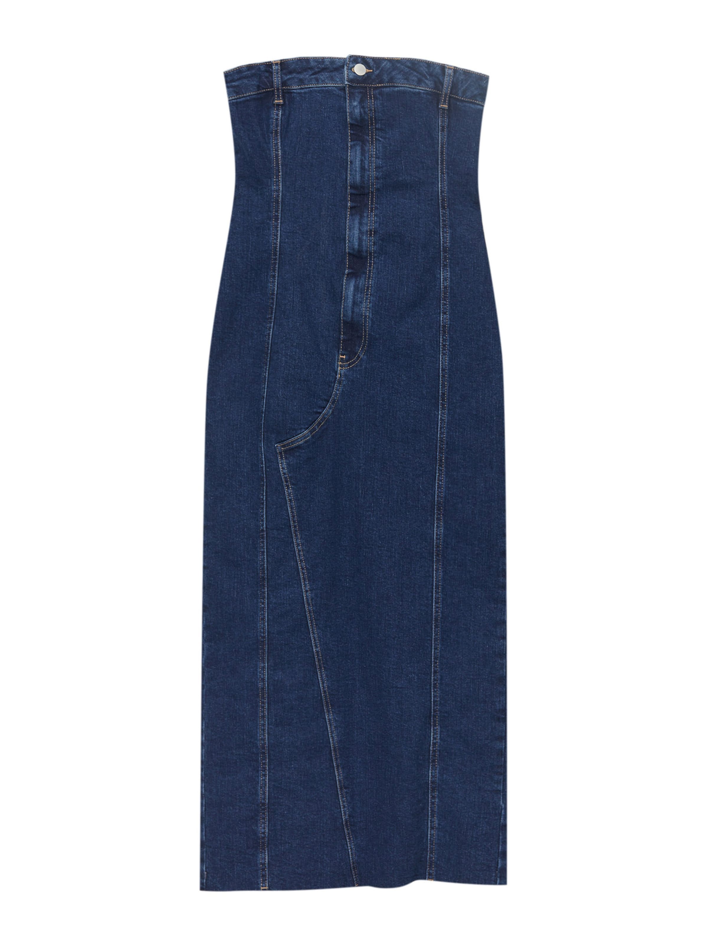 Pull&Bear Kleid in Blau: Vorderseite