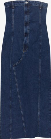 Pull&Bear Jurk in Blauw: voorkant