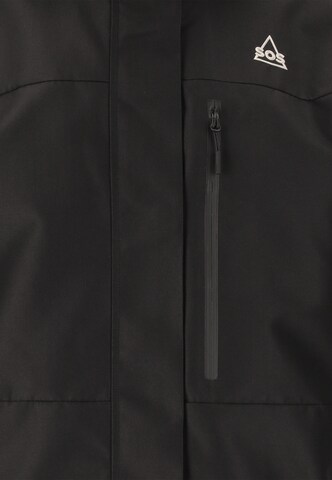 SOS Winterjacke 'Trikora' in Schwarz