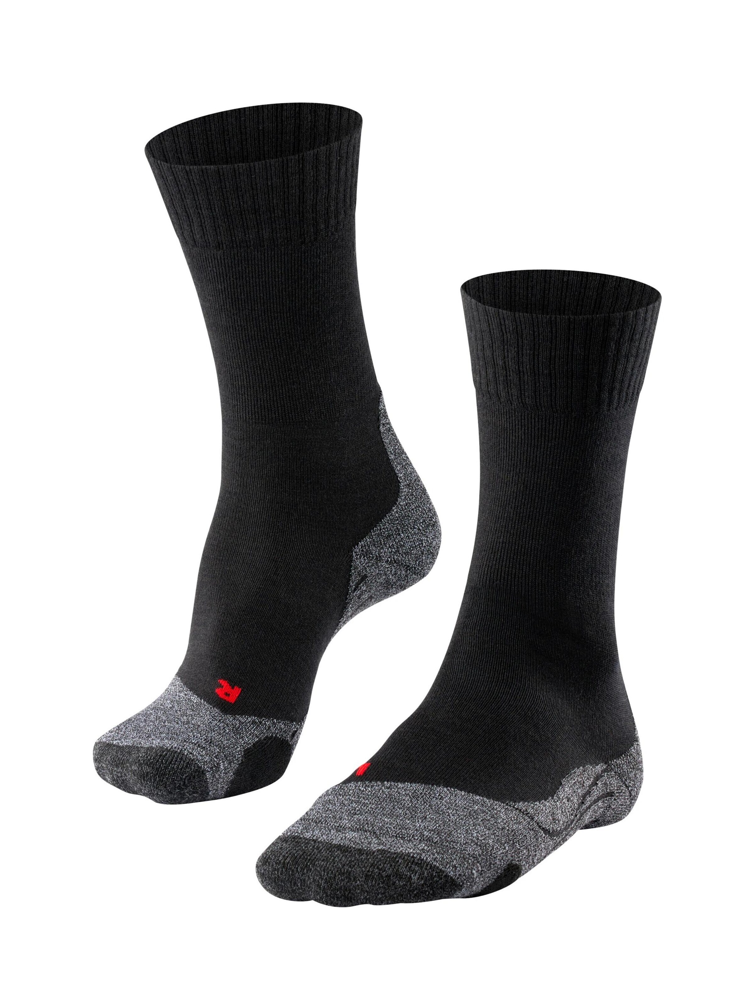 FALKE Sportsocken 'TK2 Explore'‌‌‌‌‌ in Schwarz: Vorderseite