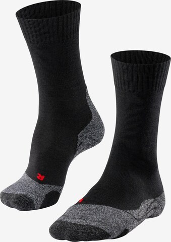FALKE Sportsocken 'TK2 Explore' in Schwarz: Vorderseite