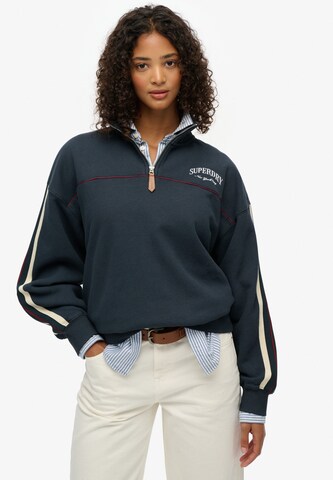 Superdry & Co Sweatshirt 'Country Club' in Blauw: voorkant