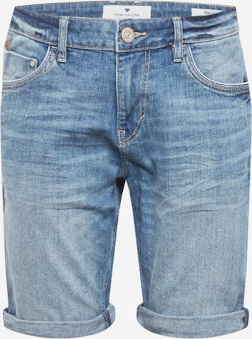 TOM TAILOR Slimfit Shorts 'Josh' in Blau: predná strana