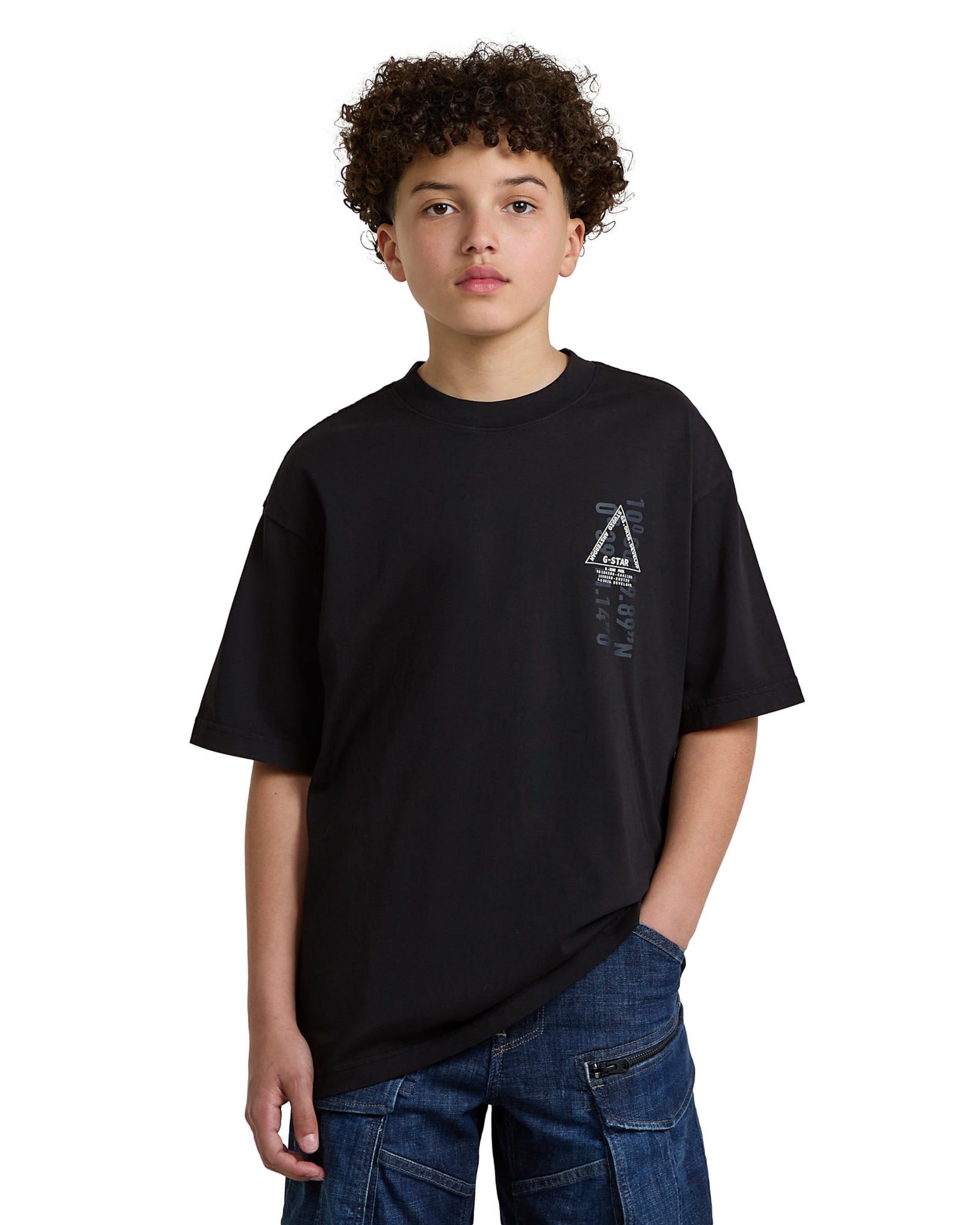 G-STAR T-Shirts-T-Shirt ' ' in Schwarz: Vorderseite
