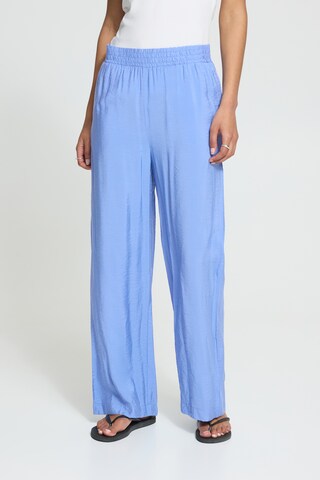 ICHI - Loosefit Calças 'ANIVA'' em azul: frente