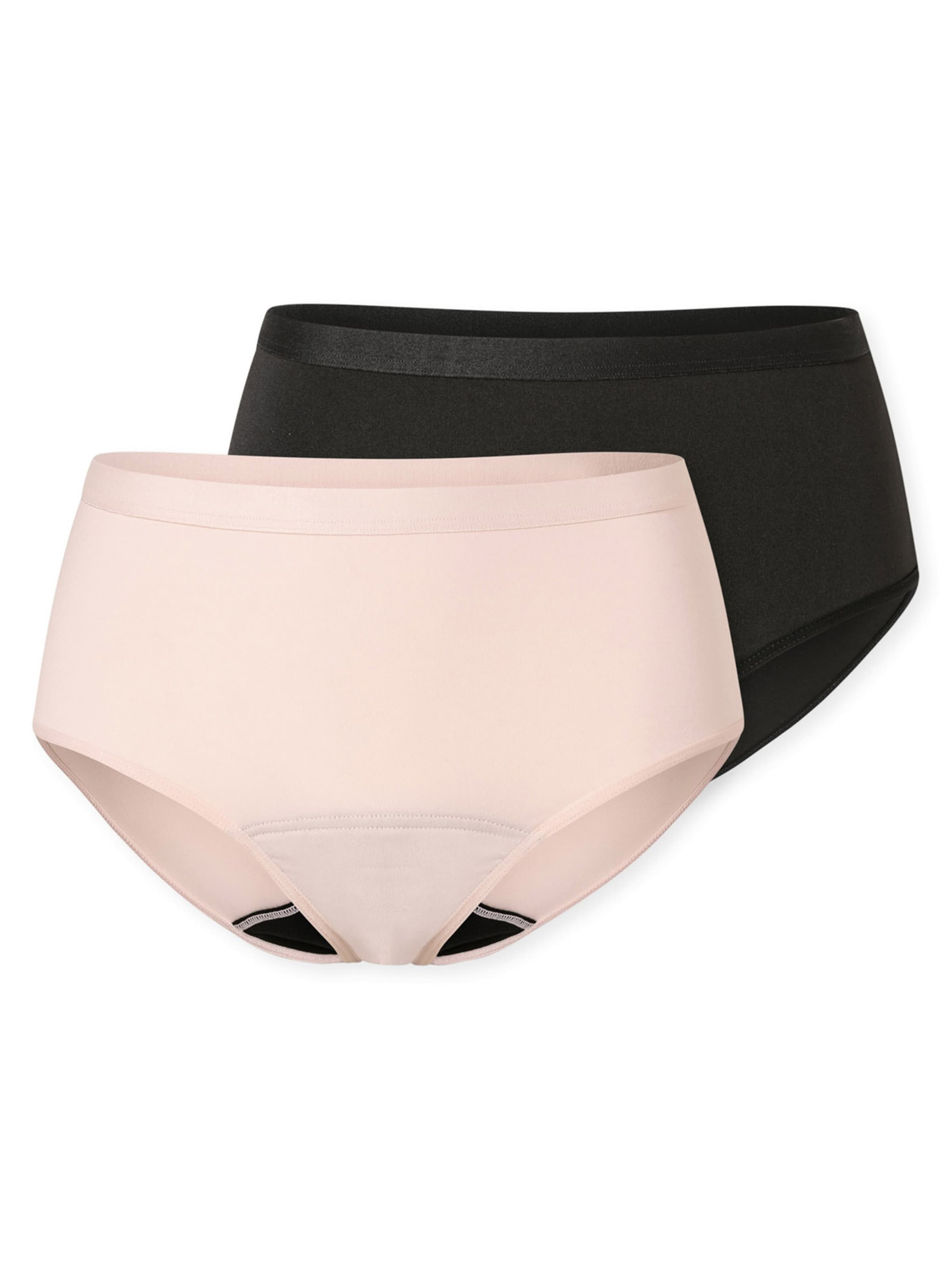 Slip ' Periodenslip Secret Care ' SCHIESSER en noir : devant