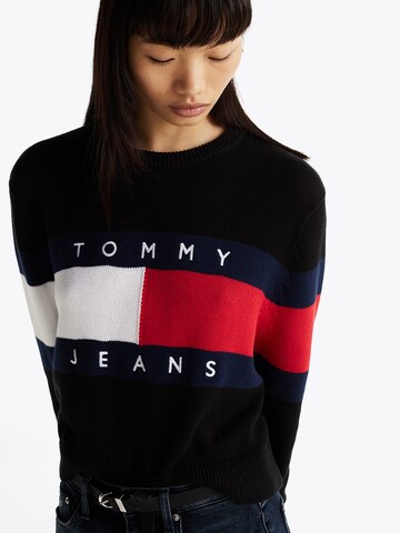 Pull-over Tommy Jeans en noir
