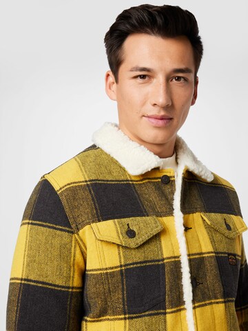 Superdry Between-season jacket 'Highwayman' in Yellow