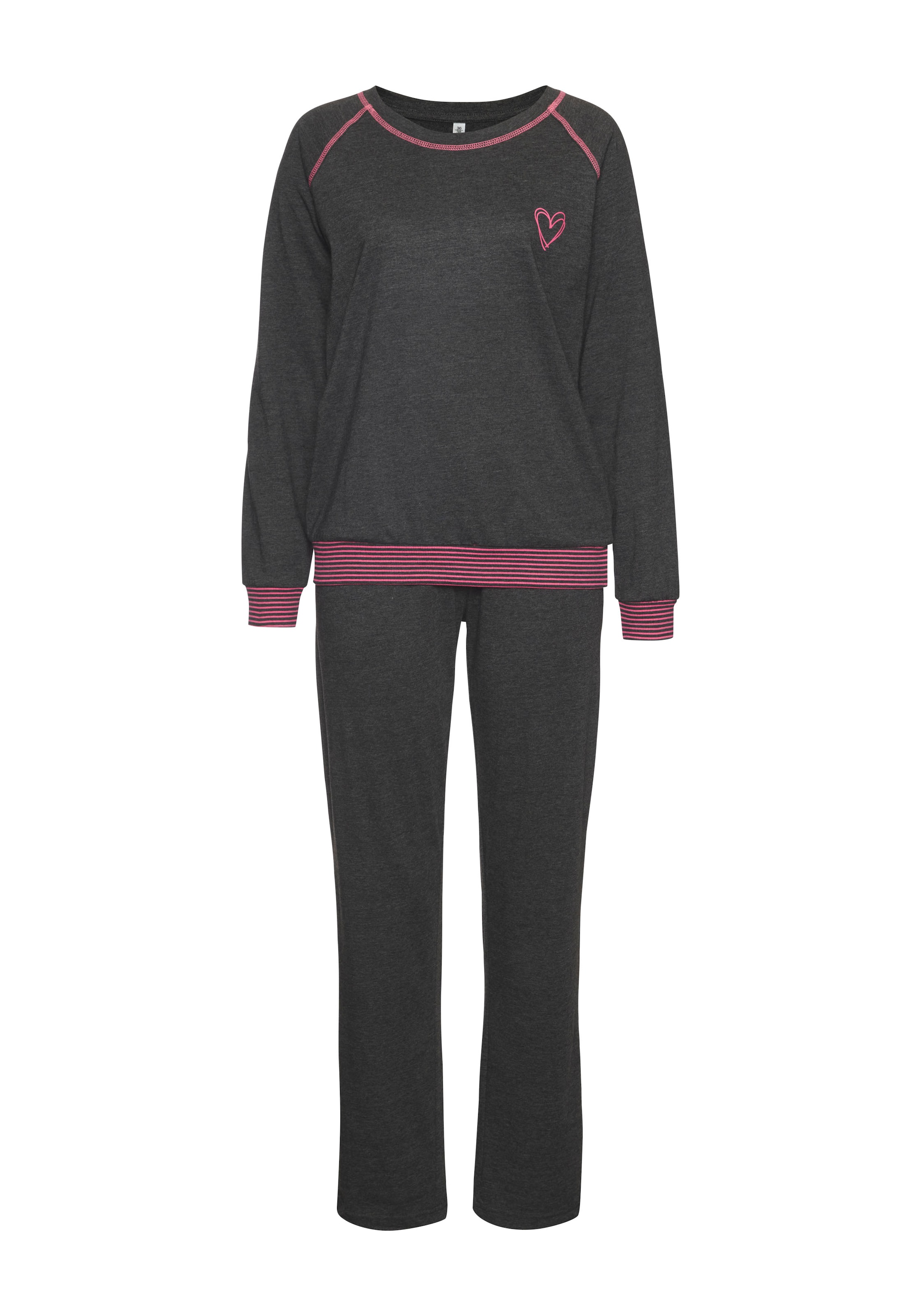 Pyjama 'Dreams' VIVANCE en gris : devant