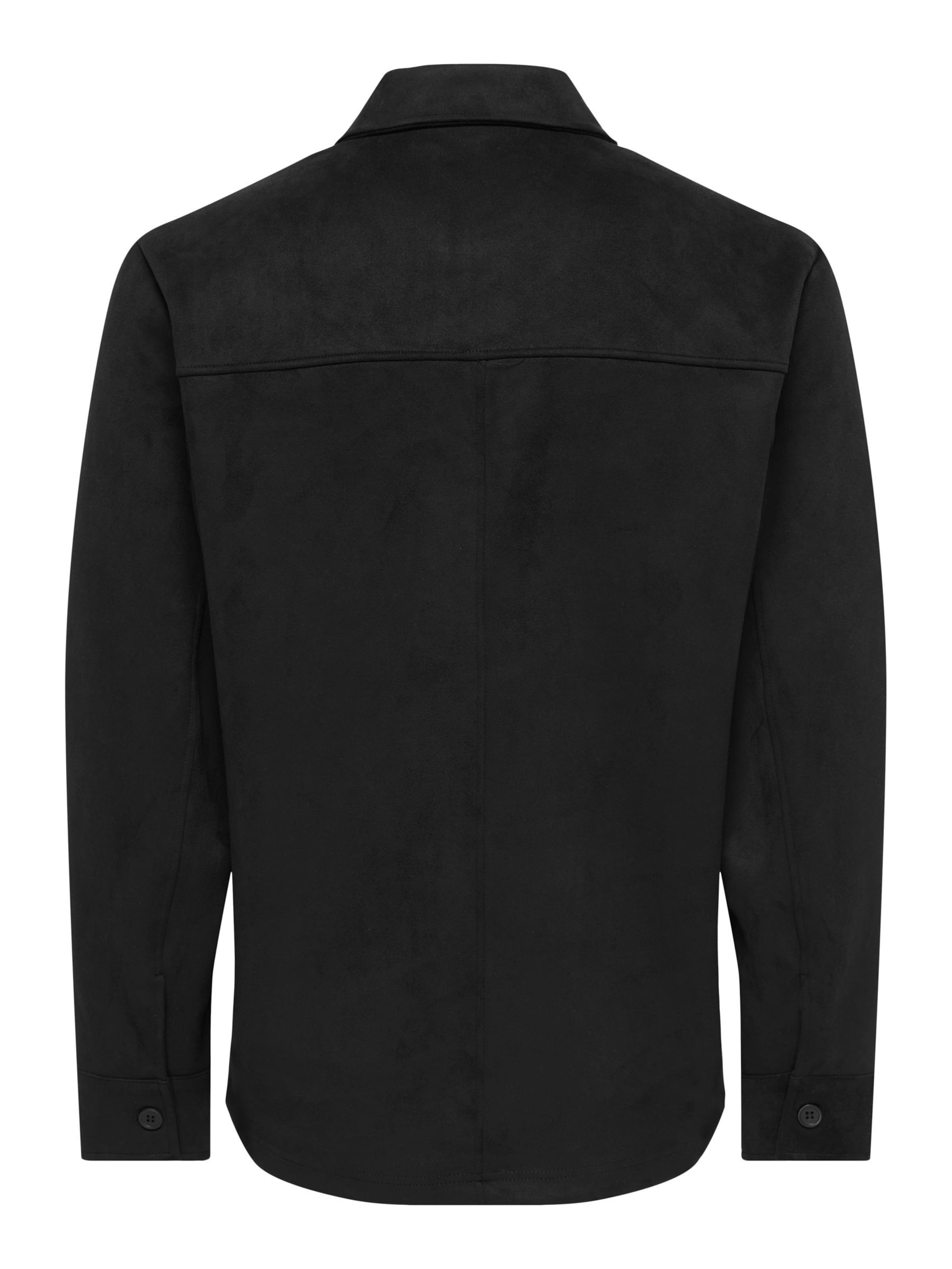 Only & Sons - Ajuste regular Camisa 'ONSNate Kodyl' en negro