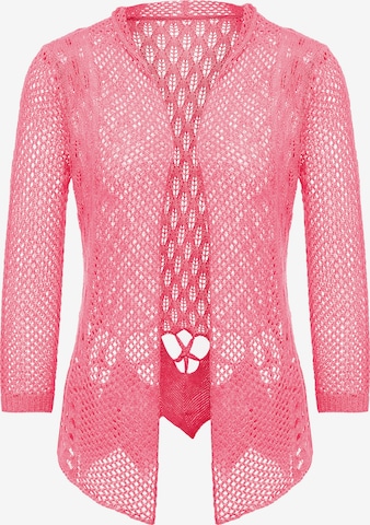 IKITA Knit Cardigan in Pink: front