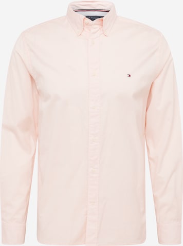 TOMMY HILFIGER Regular fit Overhemd in Roze: voorkant