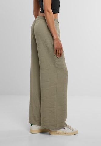 Wide Leg Pantalon Urban Classics en vert