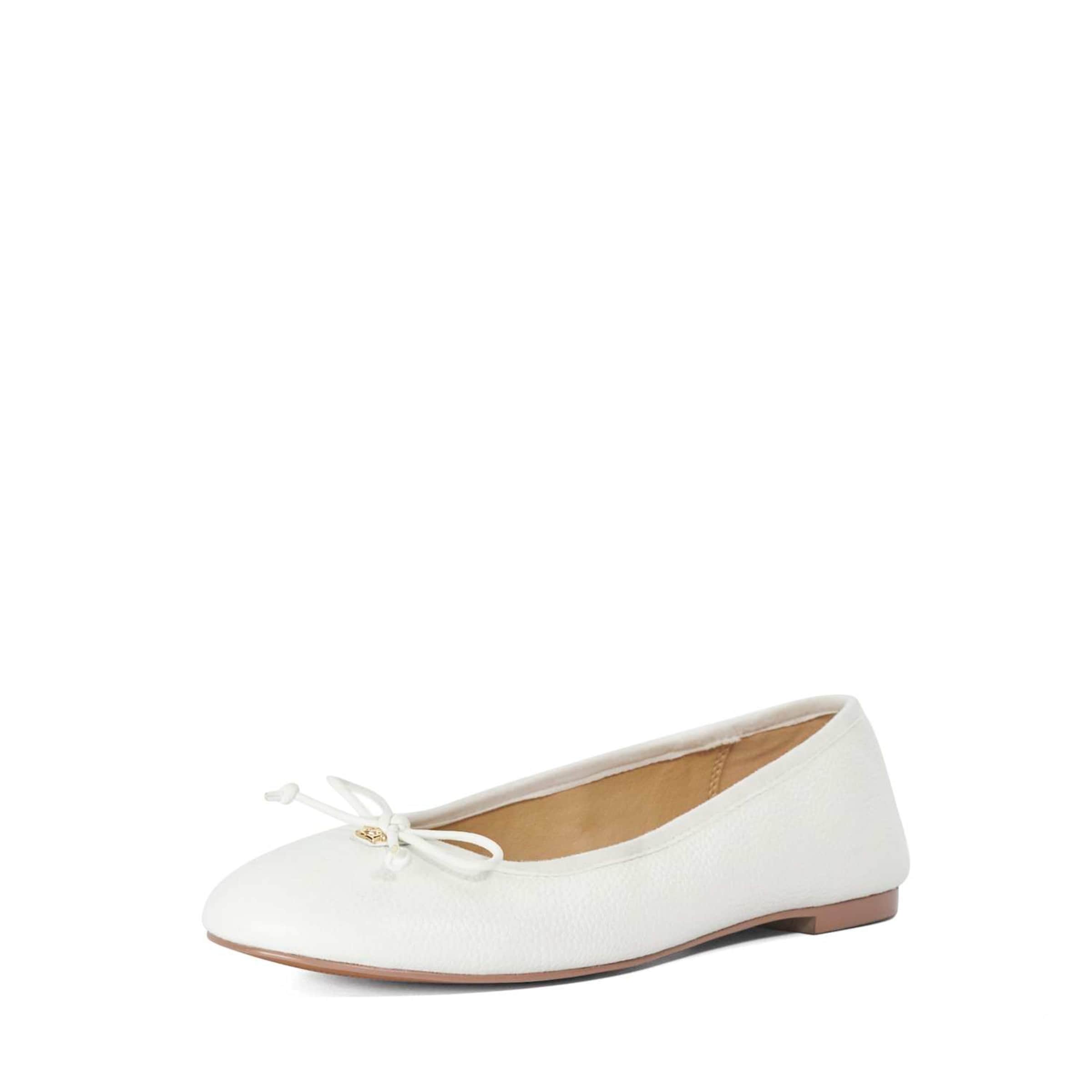 Dune LONDON Ballerines 'Helenne' en beige clair, Vue avec produit