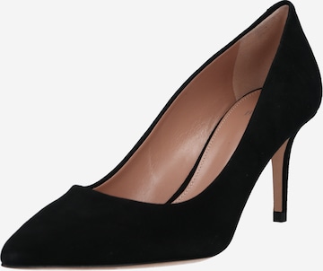 BOSS Black - Zapatos con plataforma 'Eddie' en negro: frente