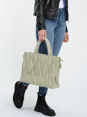 Maze Handbag in Green: front