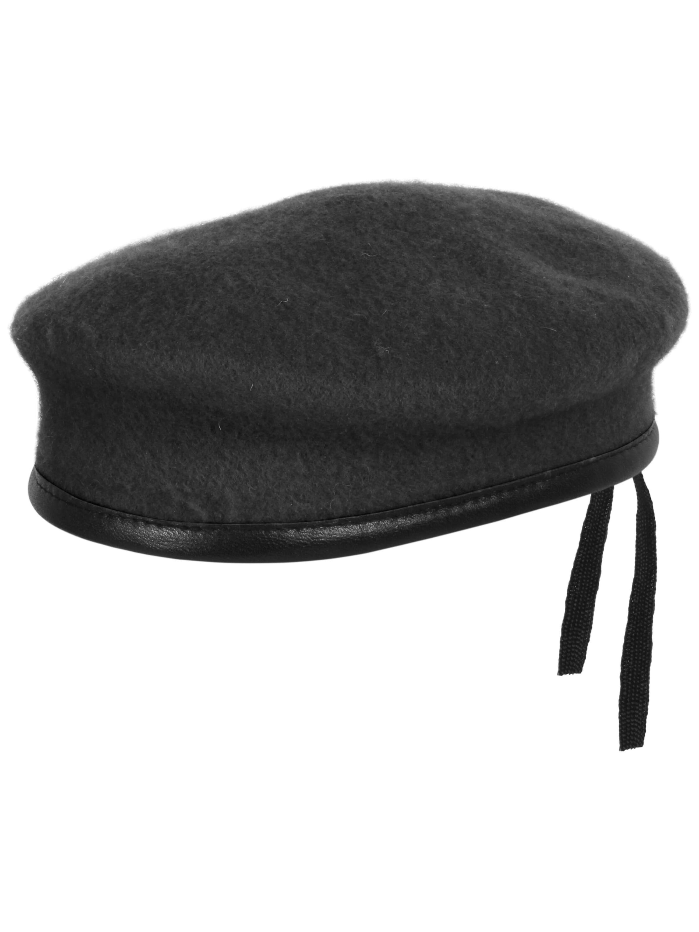 normani Mütze in Schwarz: Vorderseite