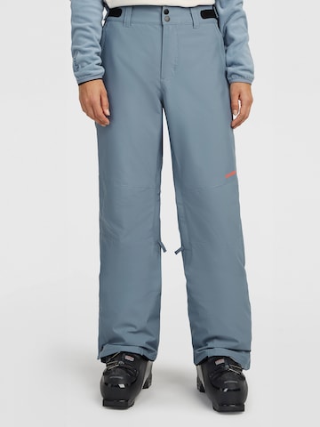 O'NEILL Slimfit Outdoor hlače | modra barva: sprednja stran