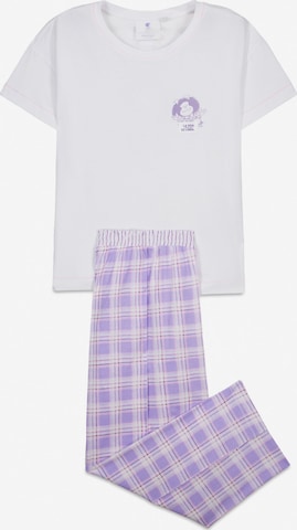 Women' Secret Pyjama värissä valkoinen: etupuoli