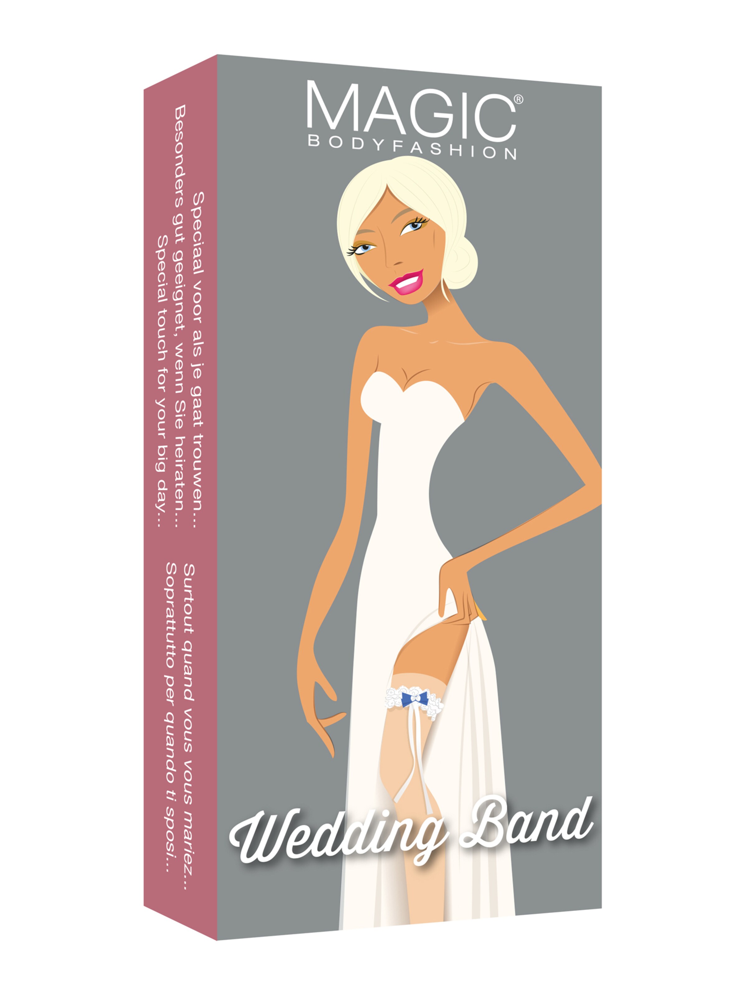 MAGIC BodyfashionNajlonske čarape - bijela boja