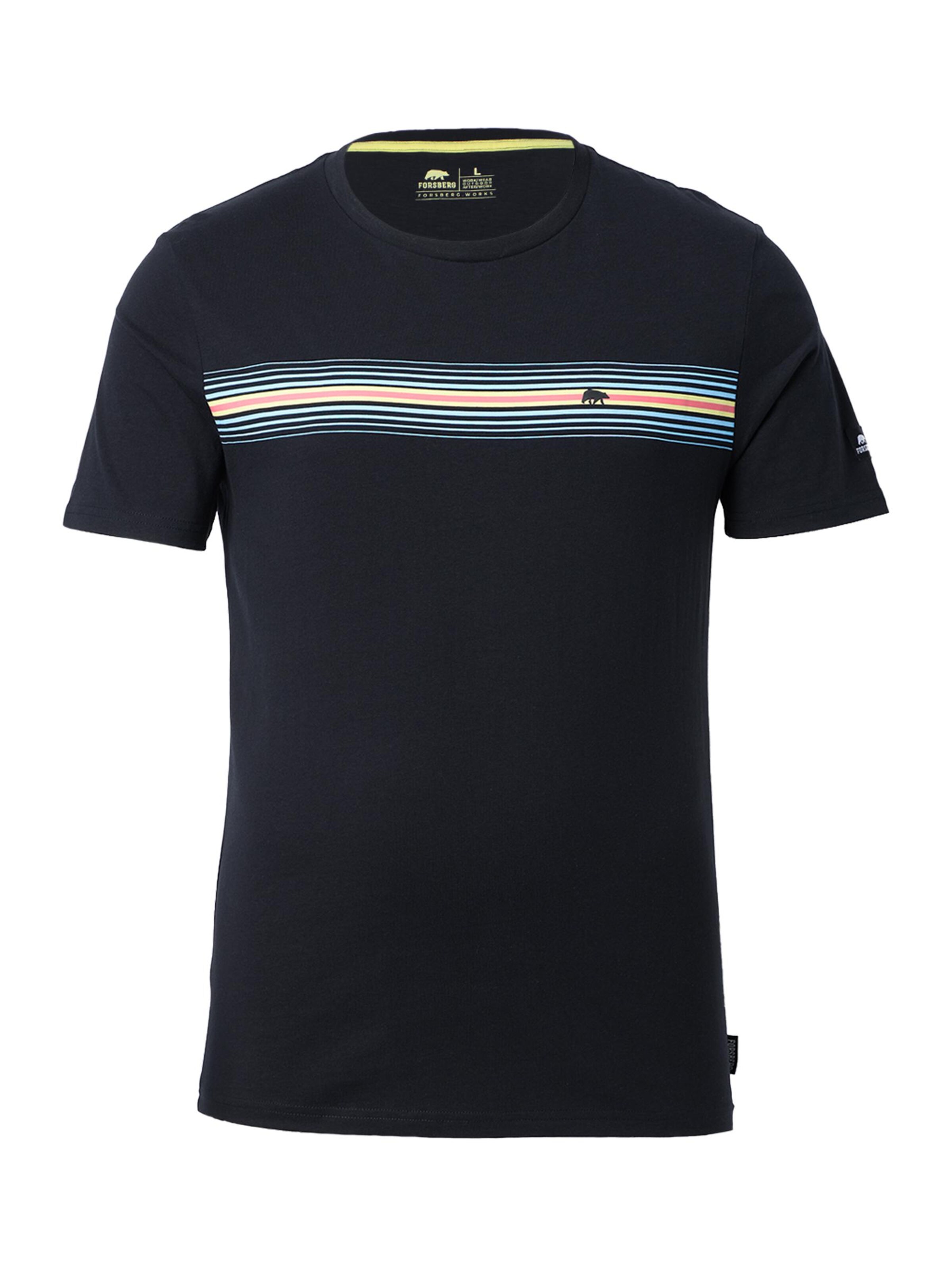 FORSBERG T-Shirt in Schwarz: Vorderseite