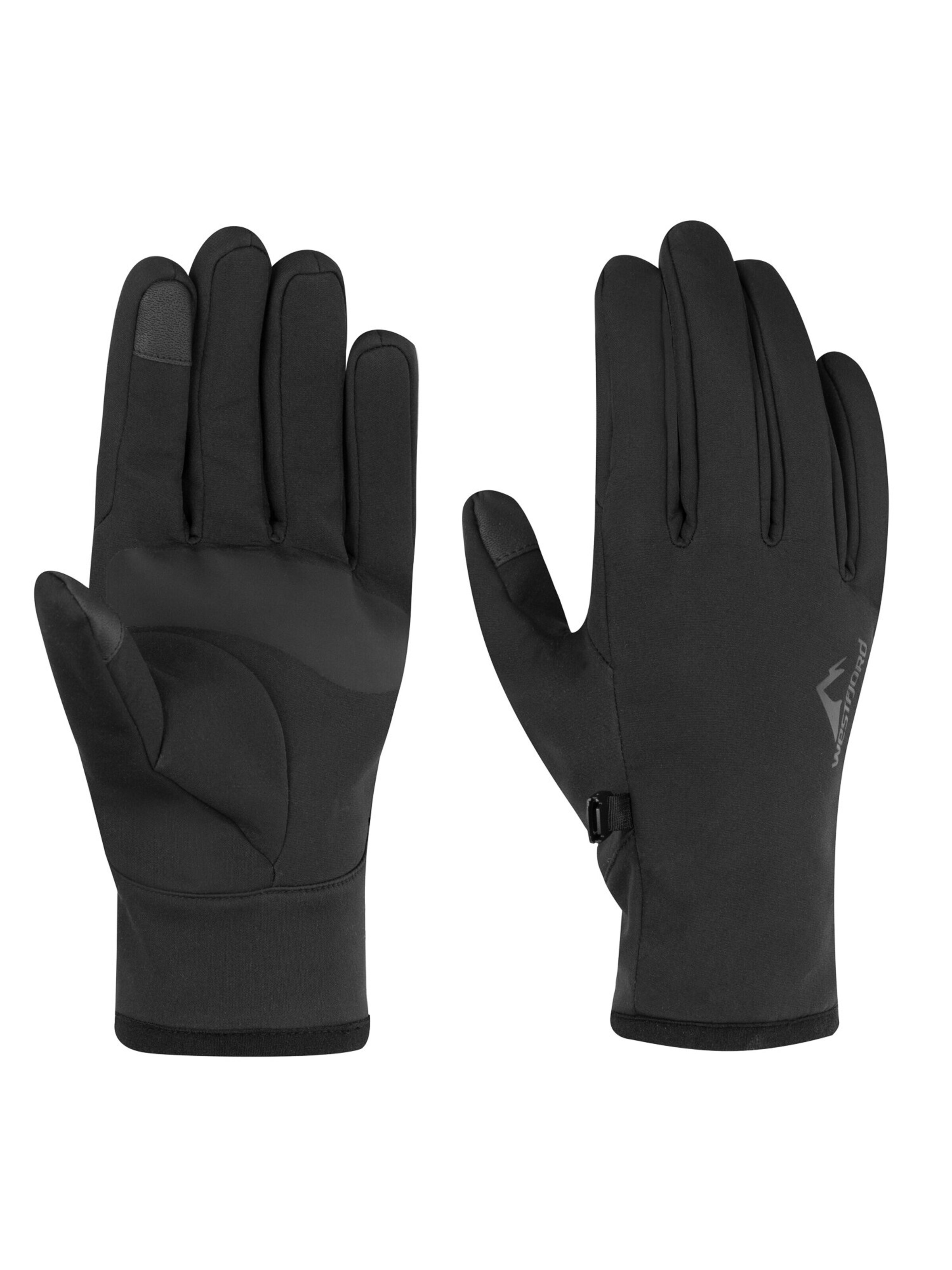 WESTFJORD Fingerhandschuhe‌‌‌‌‌‌‌‌‌‌ in Schwarz: Vorderseite