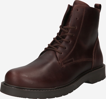 SELECTED HOMME Lace-Up Boots 'Thomas' in Brown: front