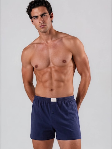 Boxers ' Jersey Loose Fit ' MG-1 en bleu : devant