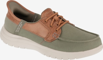 SKECHERS Slip-Ons in Green: front