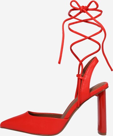 CALL IT SPRING Дамски обувки на ток с отворена пета 'NICKI' в червено