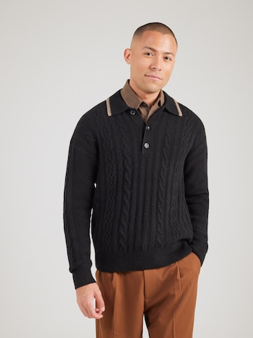 SCOTCH & SODA Tröja i svart: framsida