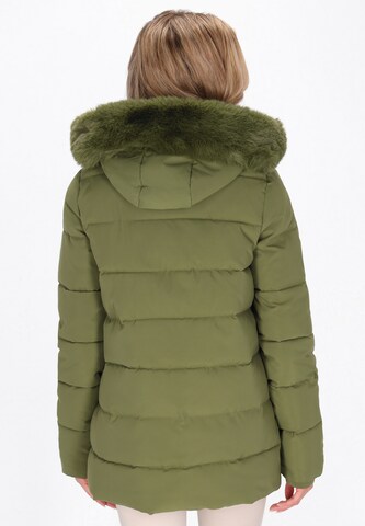 Usha Winter Coat in Green