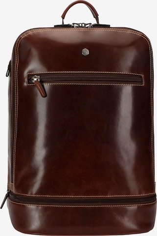 Zaino 'Oxford' di Jekyll & Hide in marrone: frontale