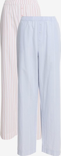 Marks & Spencer Pyjamahose in hellgrau / hellpink / weiß, Produktansicht