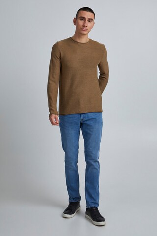 !Solid Pullover in Braun