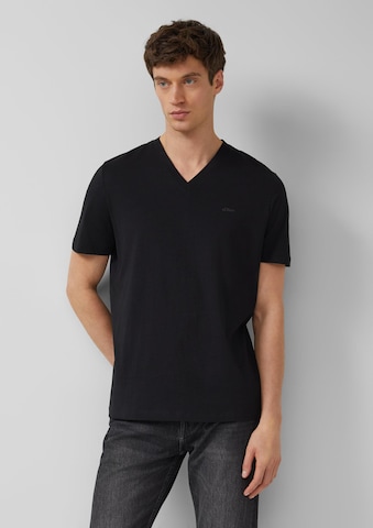 T-Shirt s.Oliver en noir : devant