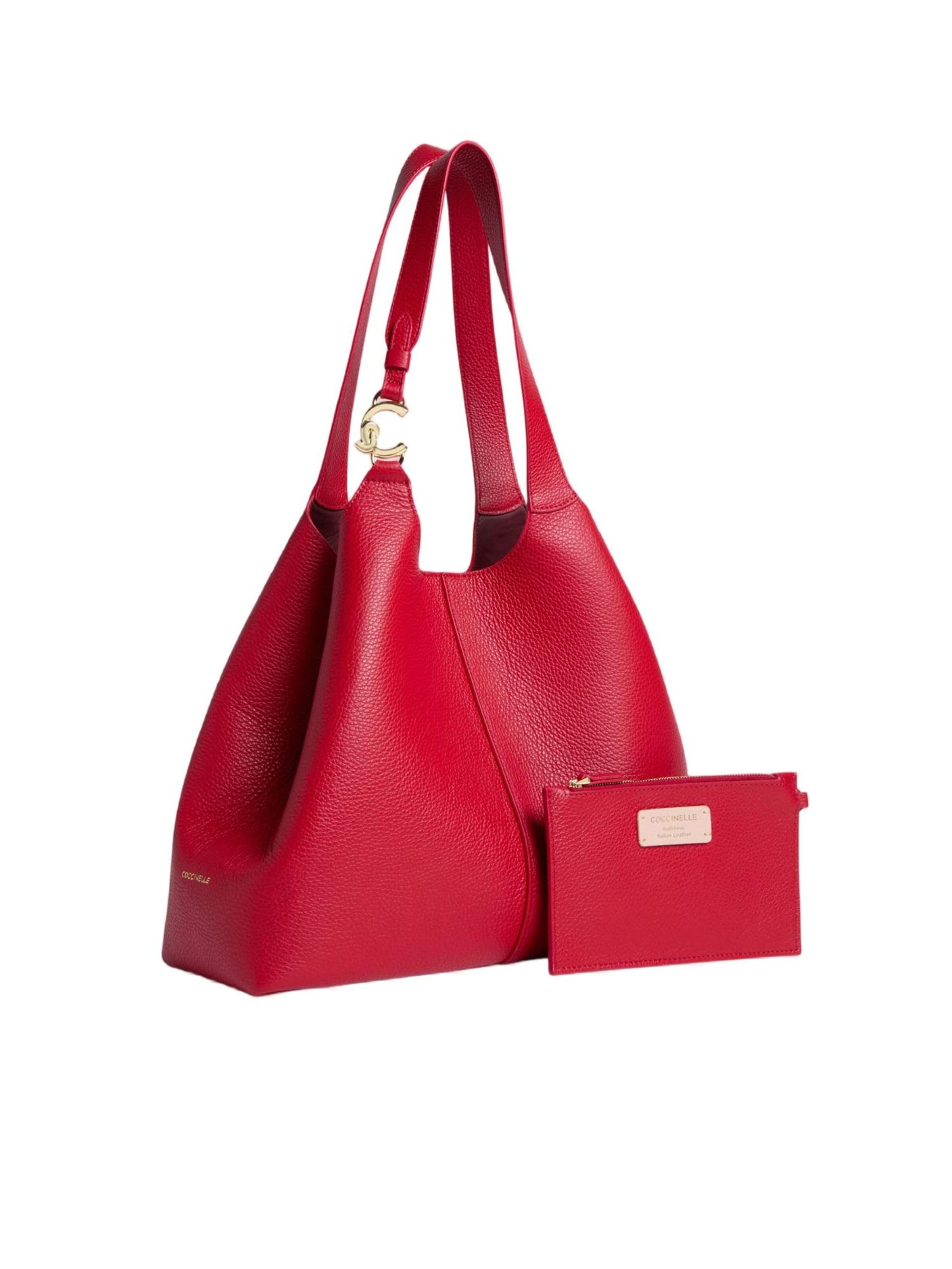 Coccinelle Schultertasche 'C-Easy S26 1'‌‌ in Rot: Vorderseite