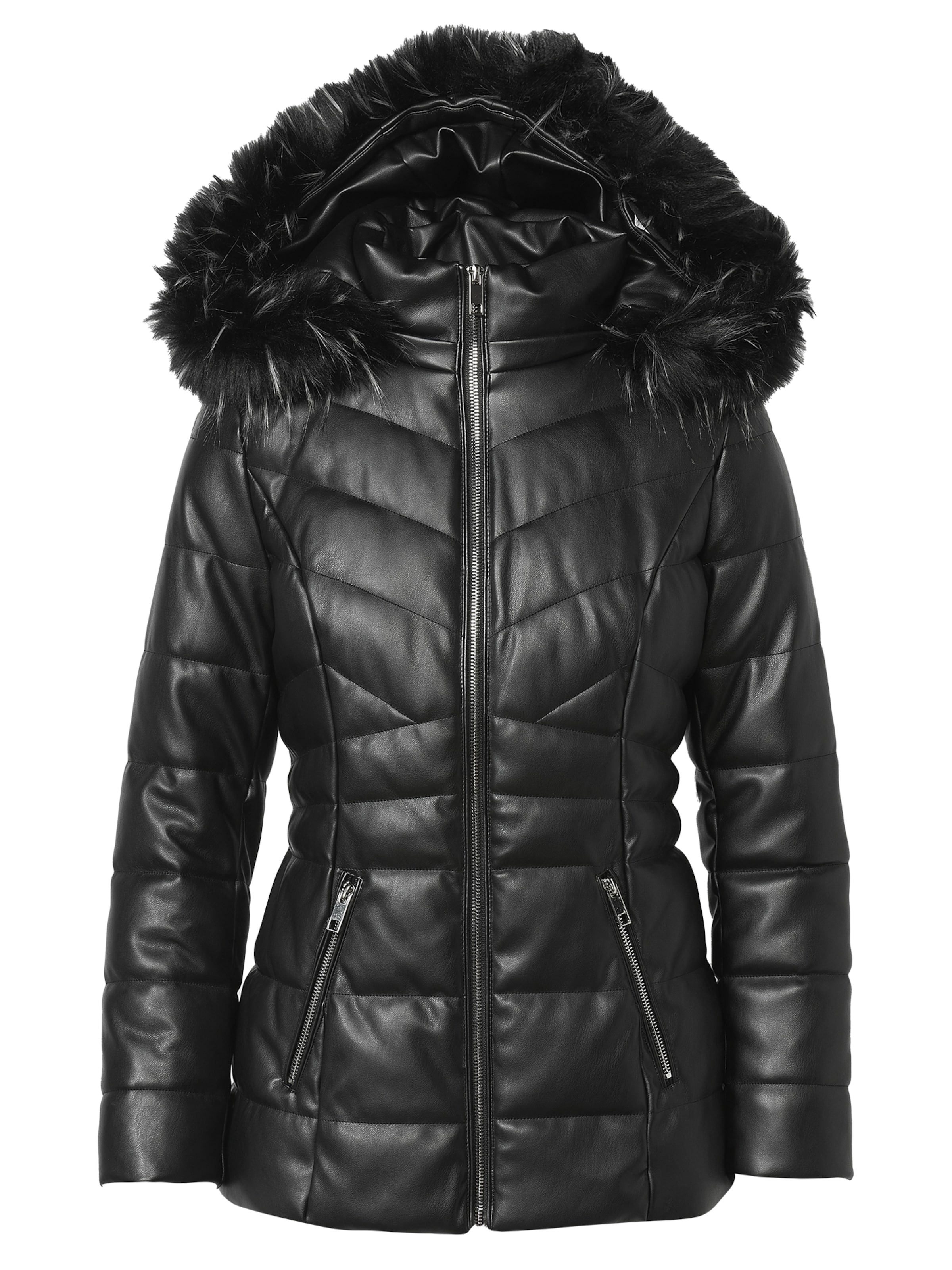 KOROSHI Parka zimowa w kolorze czarny: przód