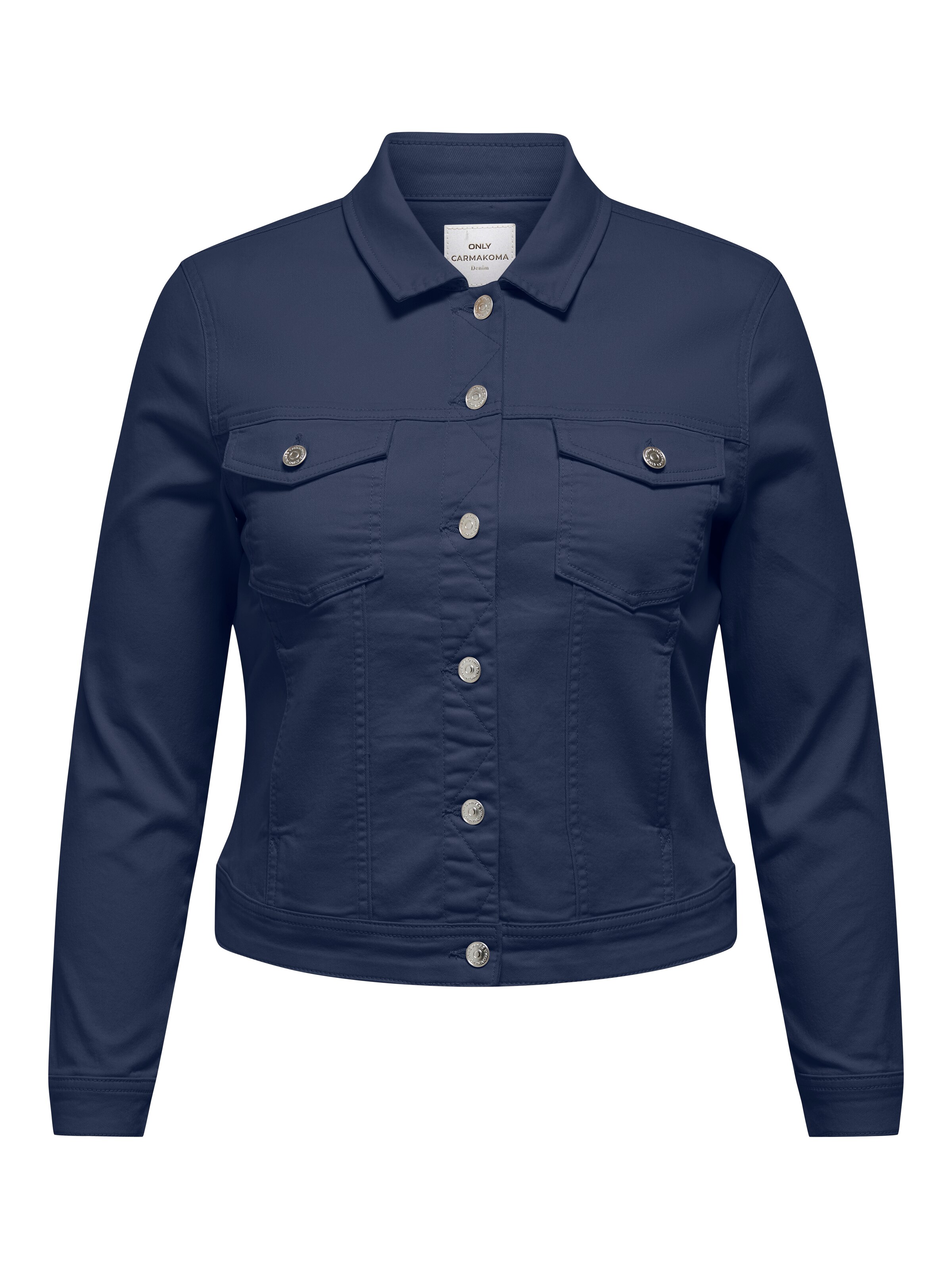 ONLY Carmakoma Between-Season Jacket in Blue: front