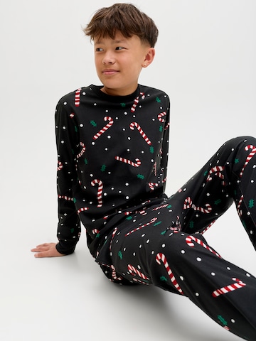 Jack & Jones Junior Pajamas 'JACTristan' in Black