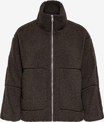Veste en polaire 'CARASPEN' ONLY Carmakoma en marron : devant
