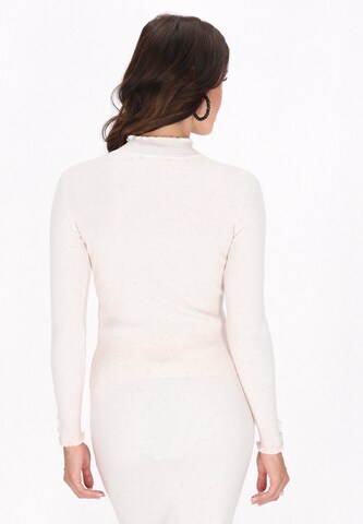 faina - Pullover em branco